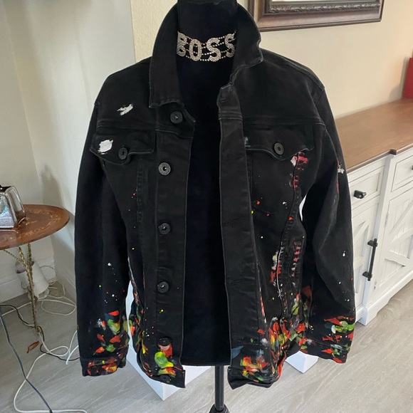 KLOUD 9 Edgey ETERNITY Black Denim Jacket - Picture 13 of 14
